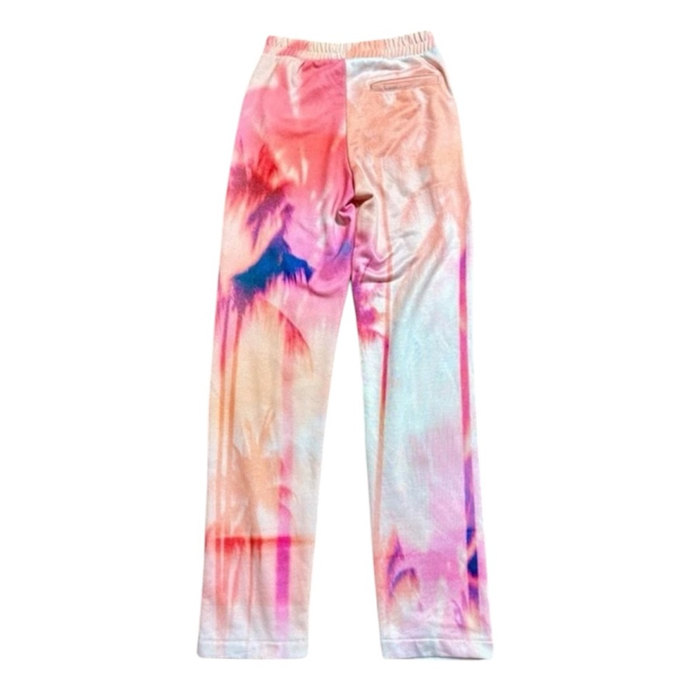NWOT Carbon38 palm tree beach sweatpants. Pink, white, orange and purple. - Picture 4 of 4